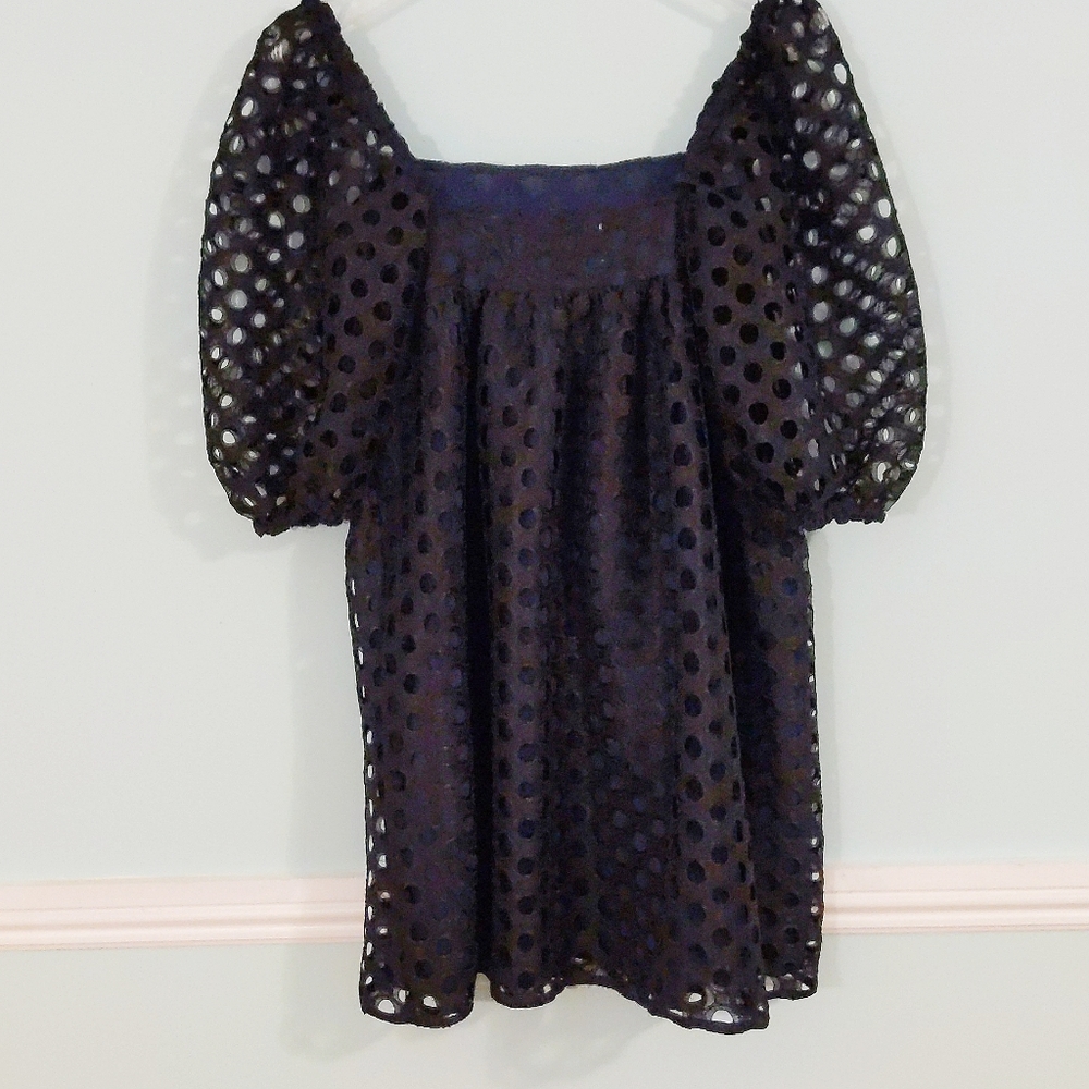 Kimchi Blue Moe Dot puff sleeve dress babydoll - Picture 5 of 10